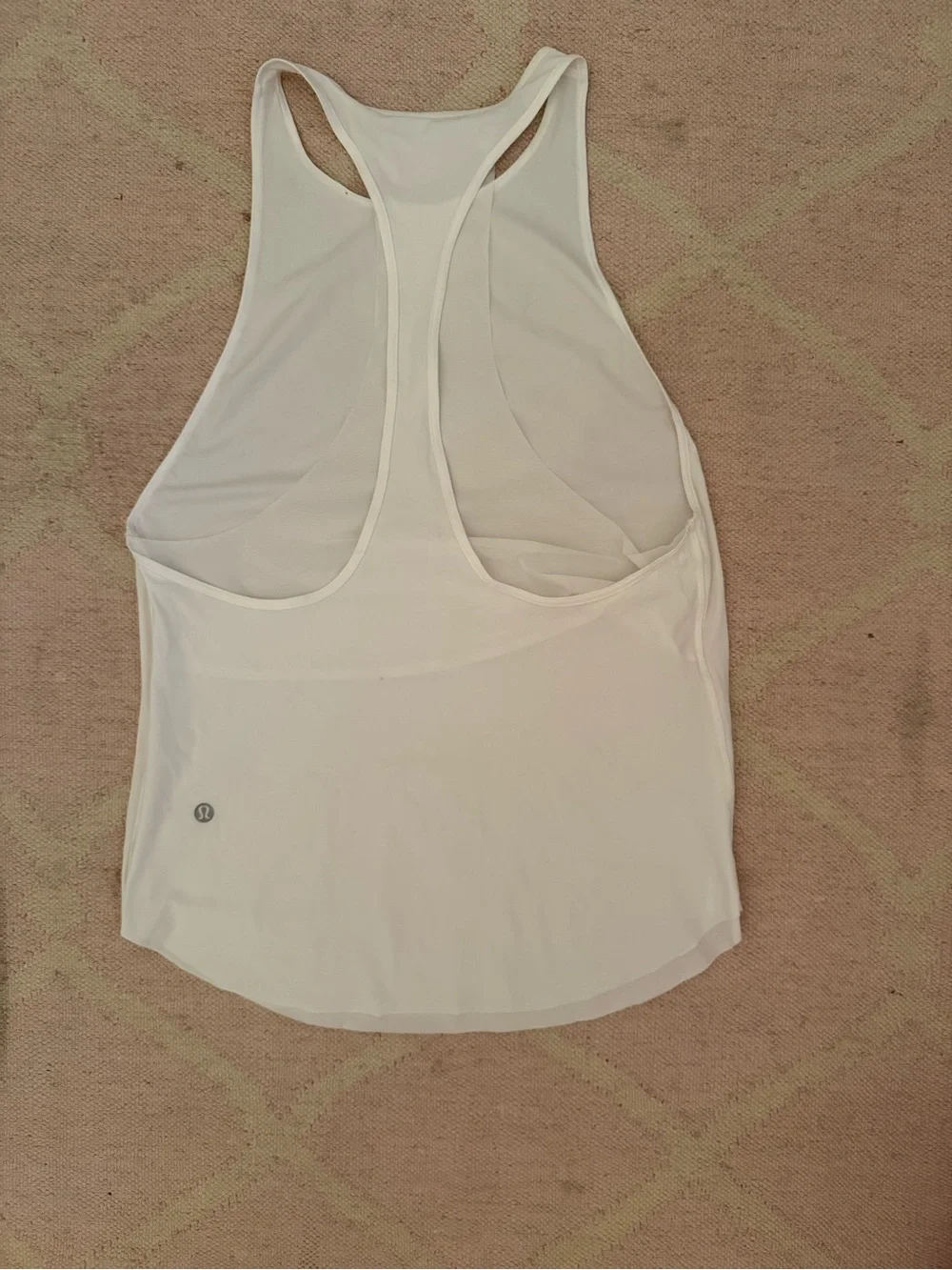 White Lululemon Sculpt Tank II